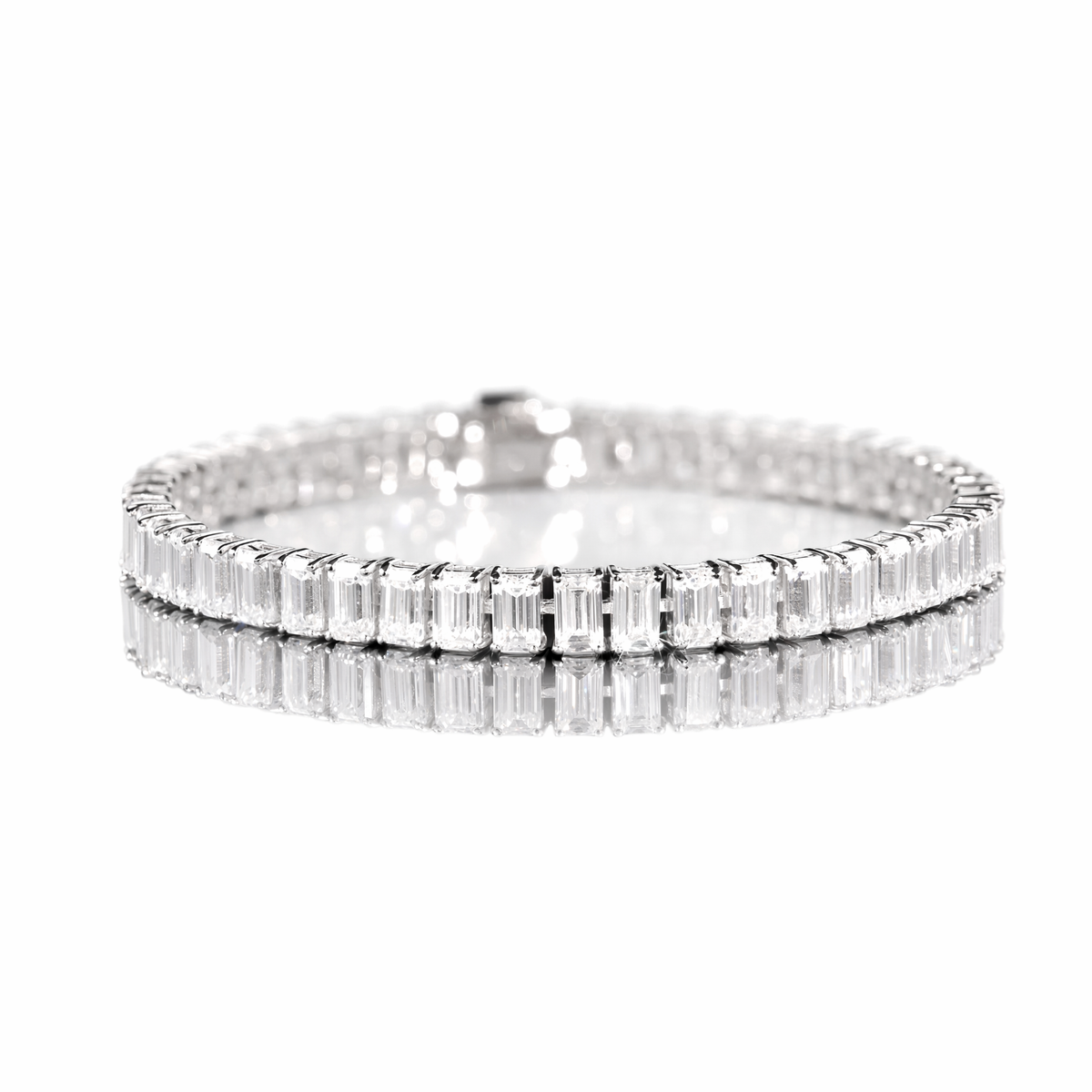 Náramok Eleanor – moissanity emerald cut