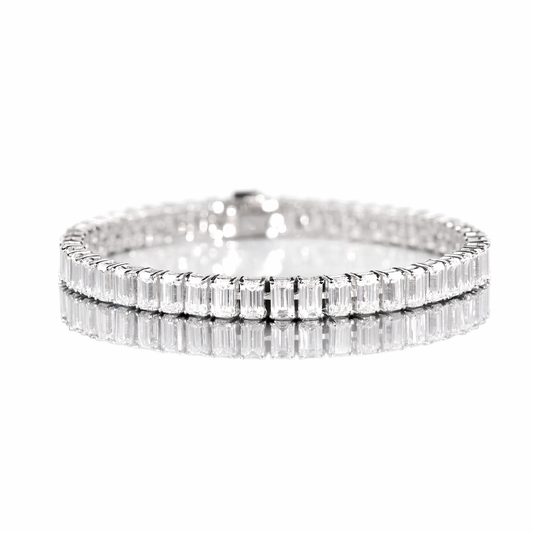 Náramok Eleanor – moissanity emerald cut