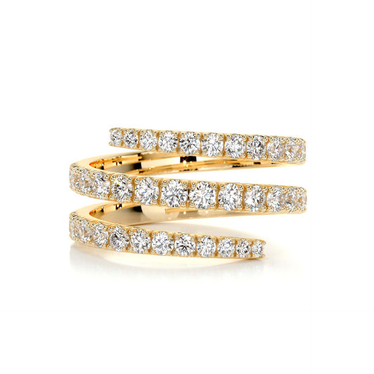 Trendy Three-Wrap Ring