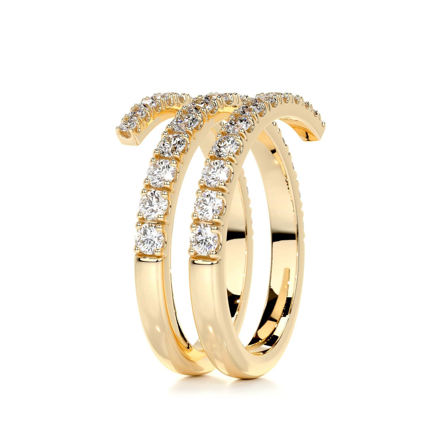 Trendy Three-Wrap Ring