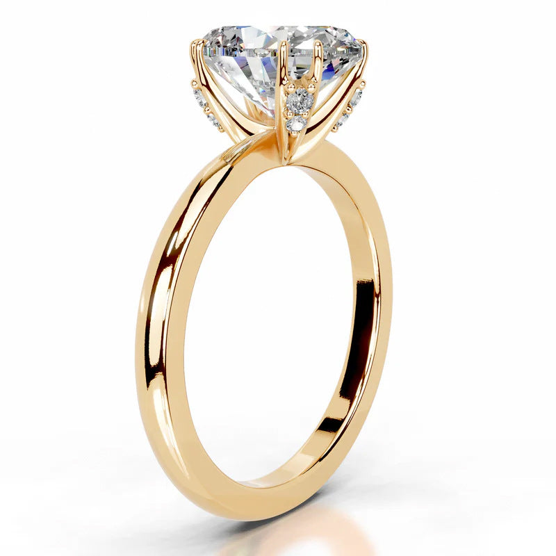 Olympe — Oval Moissanite Ring