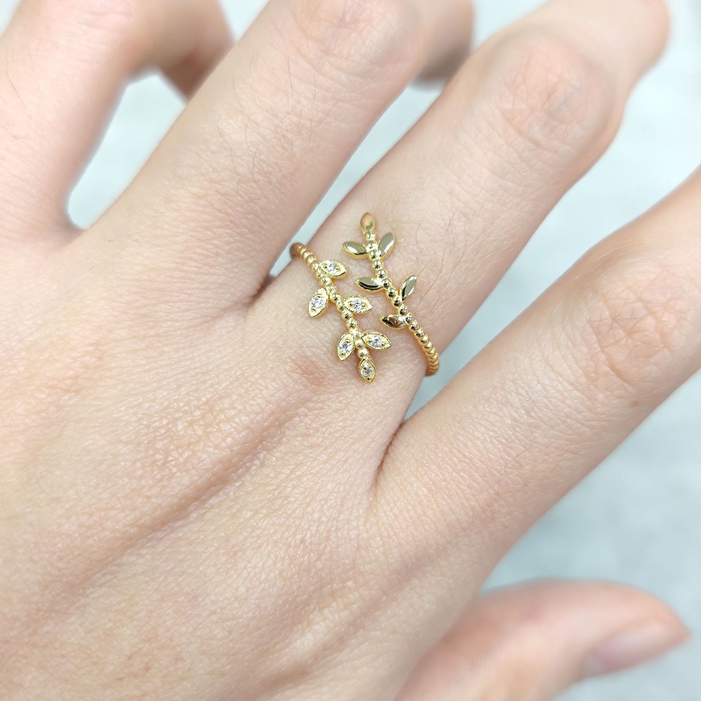 Feuille — Vintage Leaf Ring
