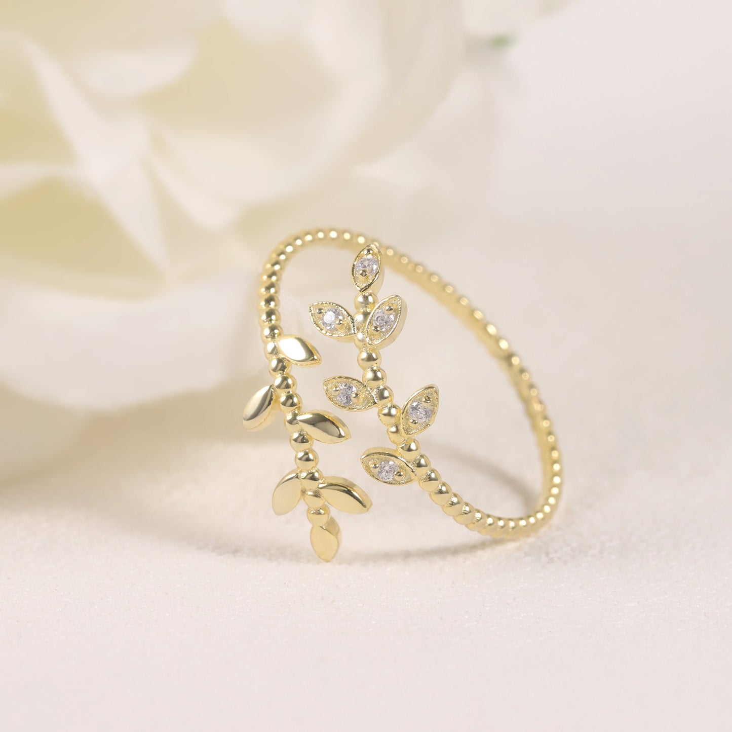Feuille — Vintage Leaf Ring