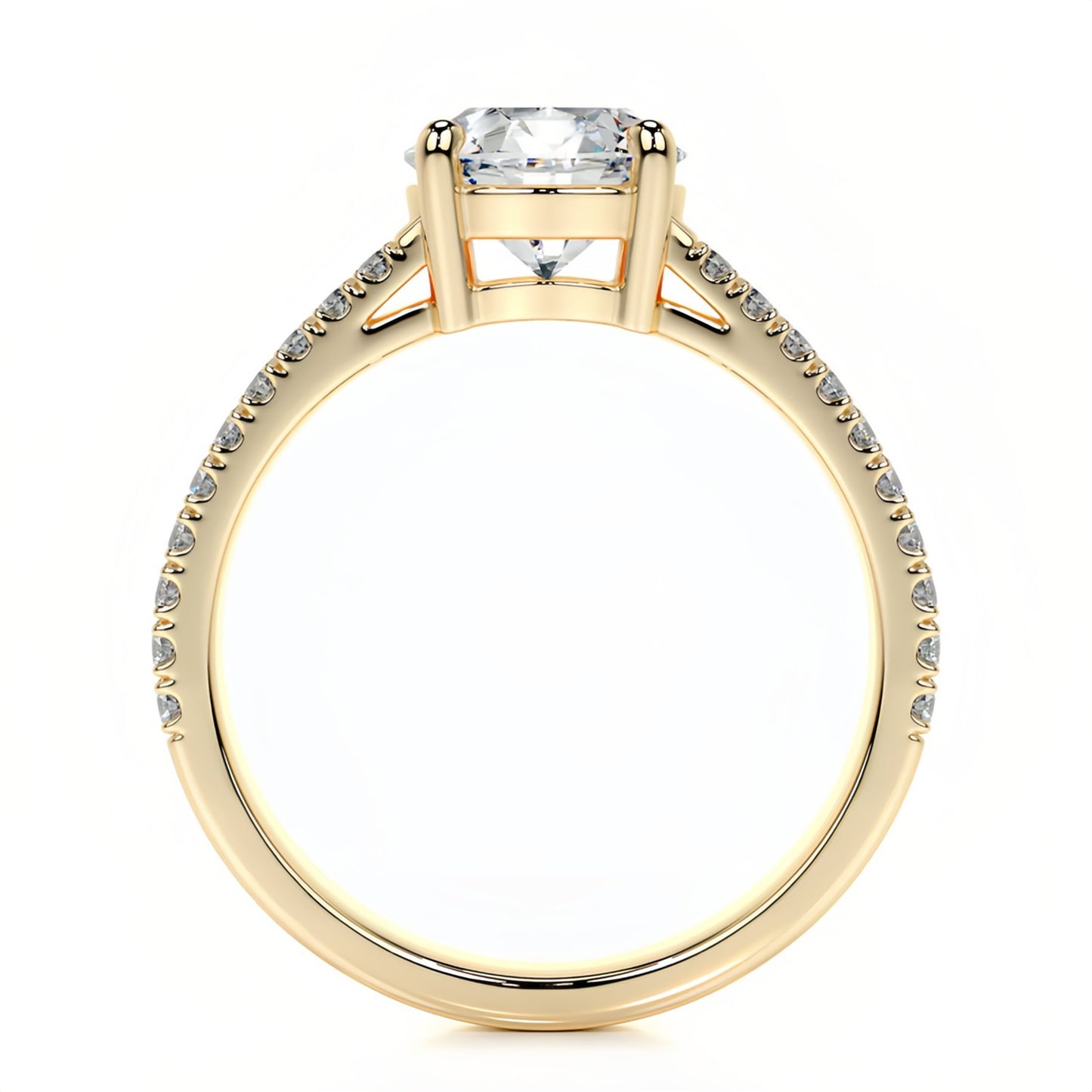 Joséphine — Prsteň s pavé moissanitom
