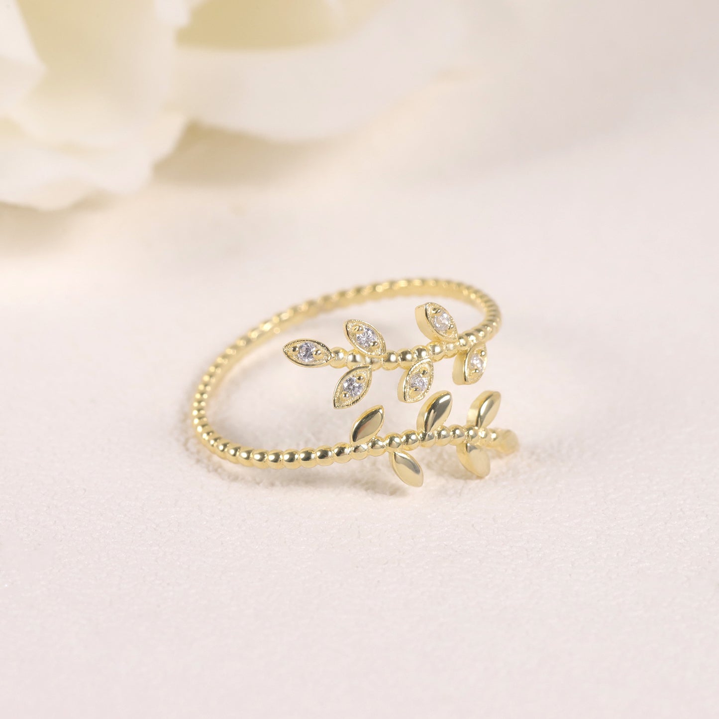 Feuille — Vintage Leaf Ring