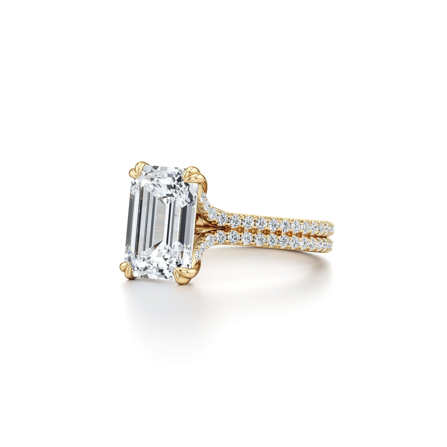 Prsteň Joséphine – emerald pavé