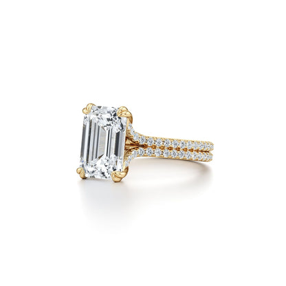 Prsteň Joséphine – emerald pavé