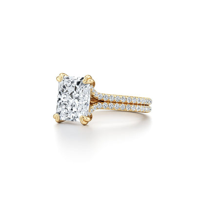 Prsteň Anastasia – radiant pavé