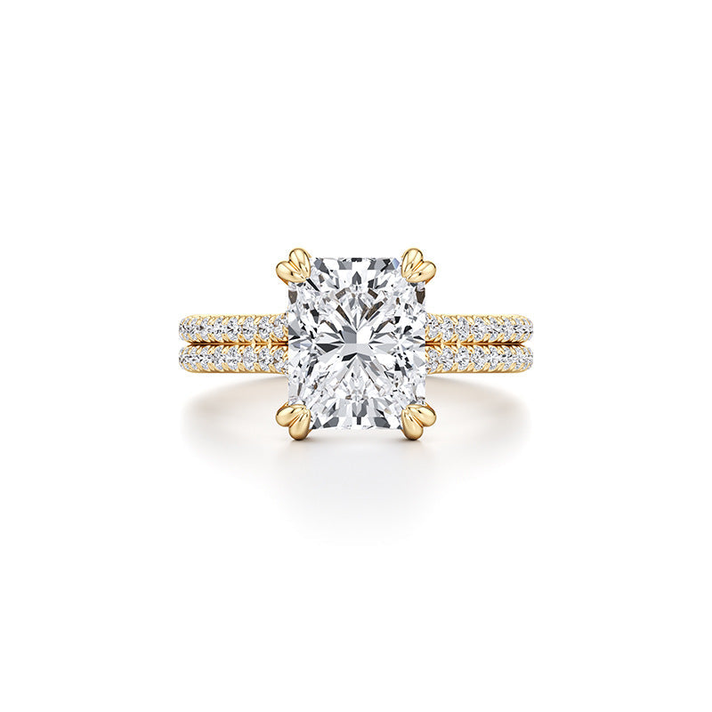 Prsteň Anastasia – radiant pavé