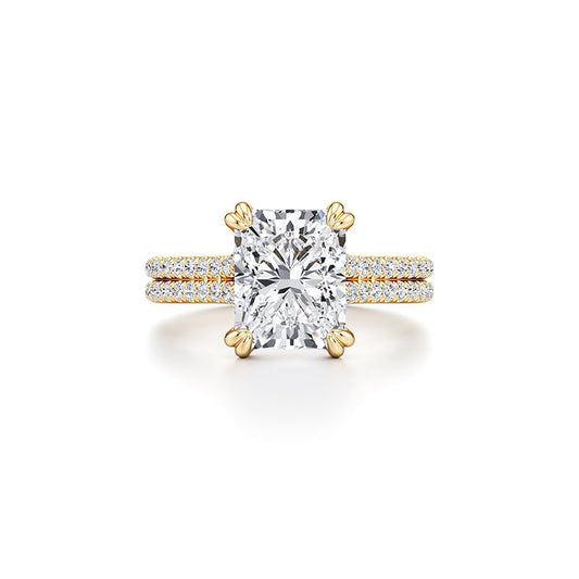 Prsteň Anastasia – radiant pavé